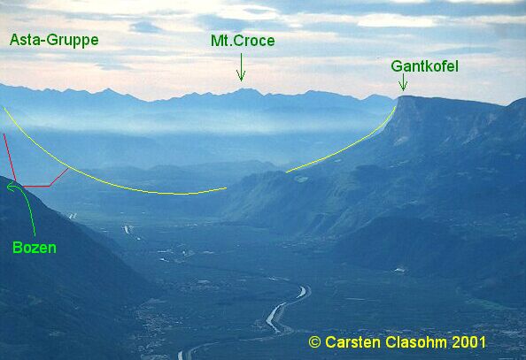 Alter Talboden der Etsch bei Bozen