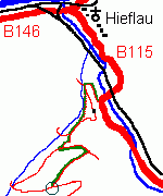 map Hieflau